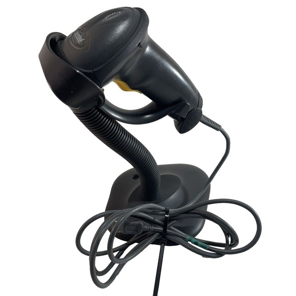 Other - Symbol Corded USB Barcode Scanner LS2208-SR20007R-UR Black 1D‎ Handheld w/ Stand